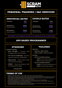 personal training